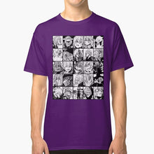 Load image into Gallery viewer, Shigaraki Collage Black And White Version T Shirt Shigaraki Shigaraki Tomura Collage Boku No Hero Academia Bnha
