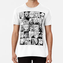 Load image into Gallery viewer, Shigaraki Collage Black And White Version T Shirt Shigaraki Shigaraki Tomura Collage Boku No Hero Academia Bnha
