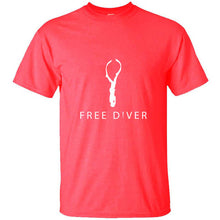 Load image into Gallery viewer, Fashion Freediver Mens Tshirt Cotton Crew Neck Letter T Shirt For Men Women Size S-3xl Pop Top Tee
