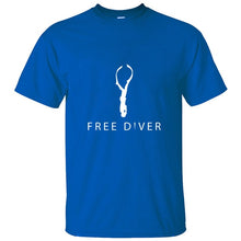 Load image into Gallery viewer, Fashion Freediver Mens Tshirt Cotton Crew Neck Letter T Shirt For Men Women Size S-3xl Pop Top Tee
