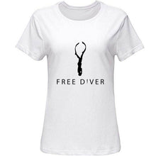 Load image into Gallery viewer, Fashion Freediver Mens Tshirt Cotton Crew Neck Letter T Shirt For Men Women Size S-3xl Pop Top Tee
