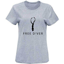 Load image into Gallery viewer, Fashion Freediver Mens Tshirt Cotton Crew Neck Letter T Shirt For Men Women Size S-3xl Pop Top Tee
